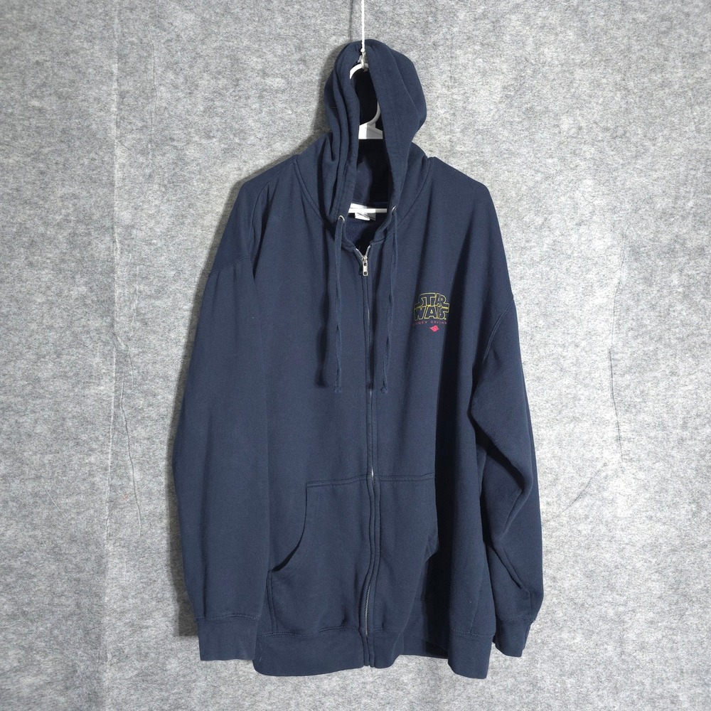 Disney Cruise Line Star Wars Mens XL Navy Blue Voyage Through The Galaxy Hoodie